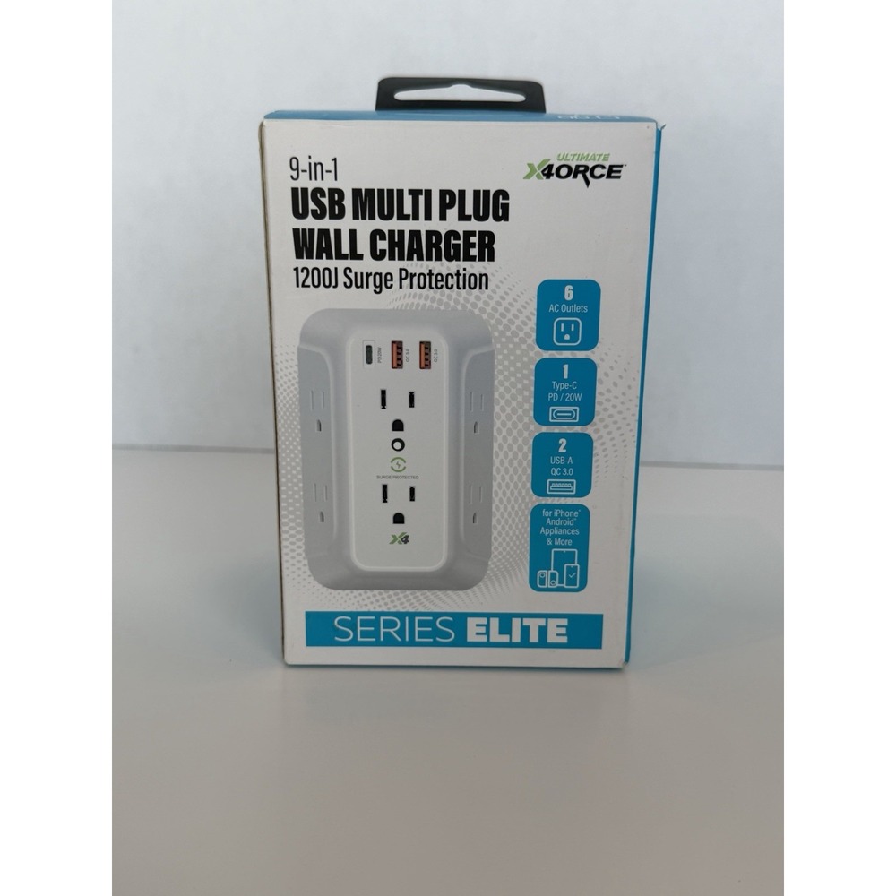 Ultimate 4orce 9-in-1 USB Multi Plug Wall Charger